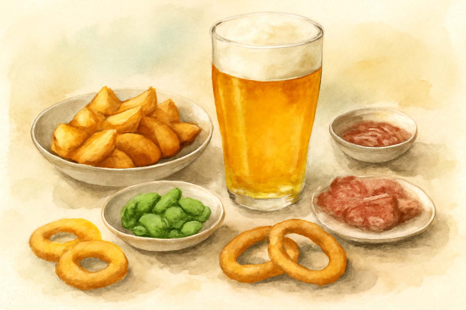 おつまみがビールに合う理由