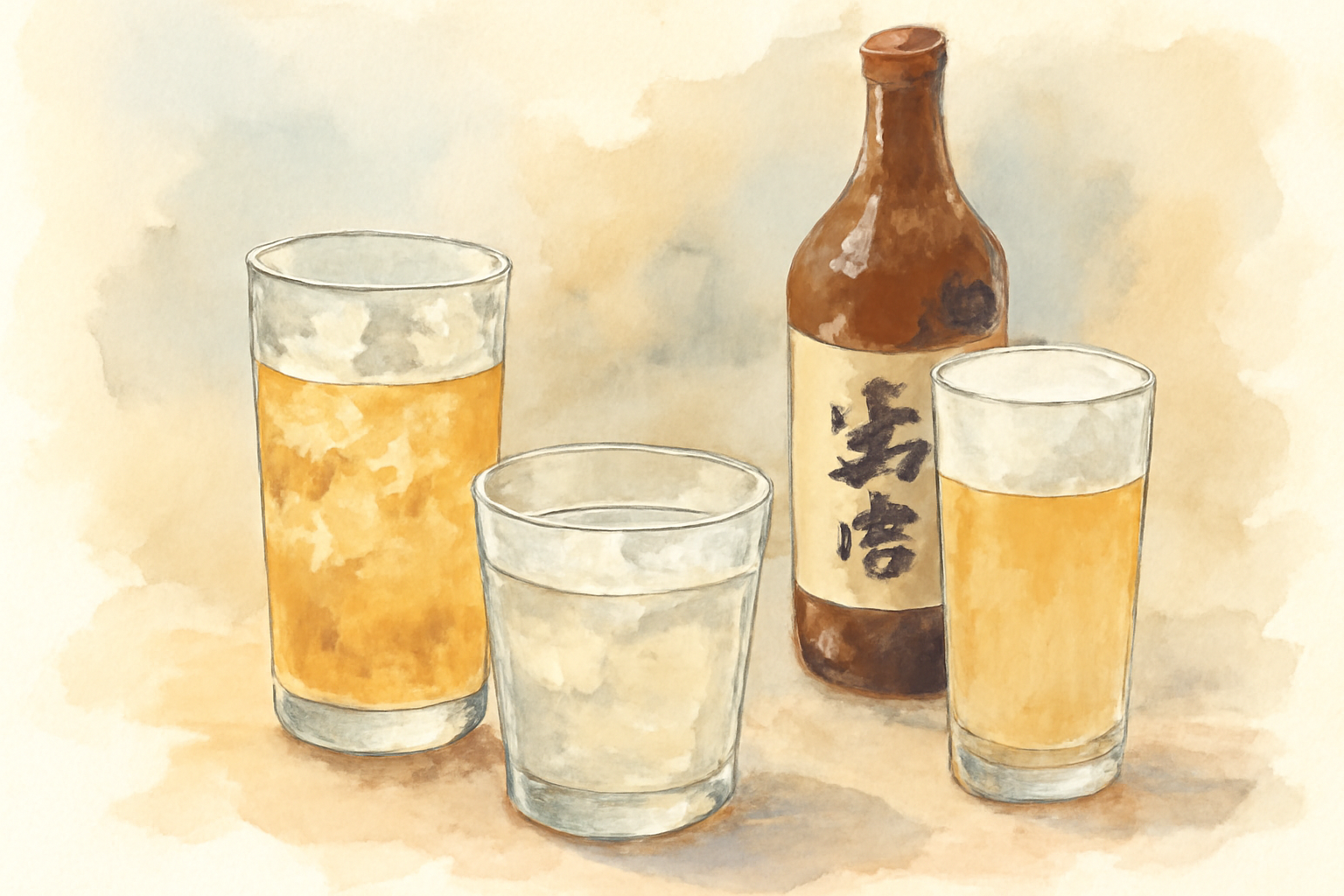 居酒屋のメニューにある「割るもの」とは