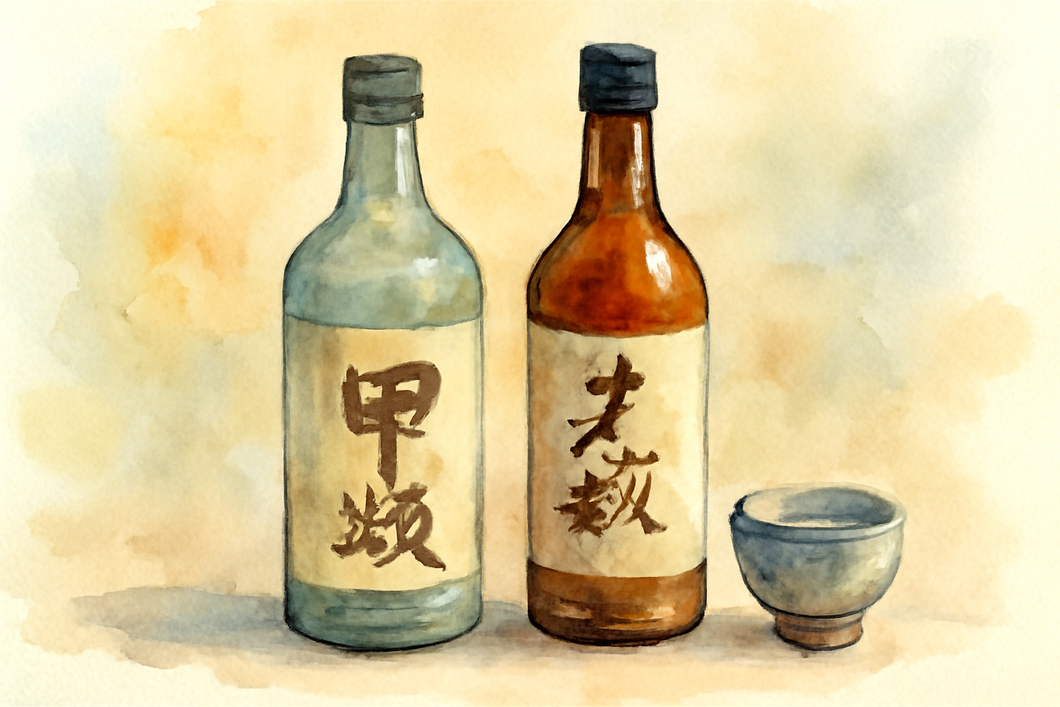 焼酎の「甲類」と「乙類」の違い